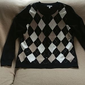 Button up argil sweater